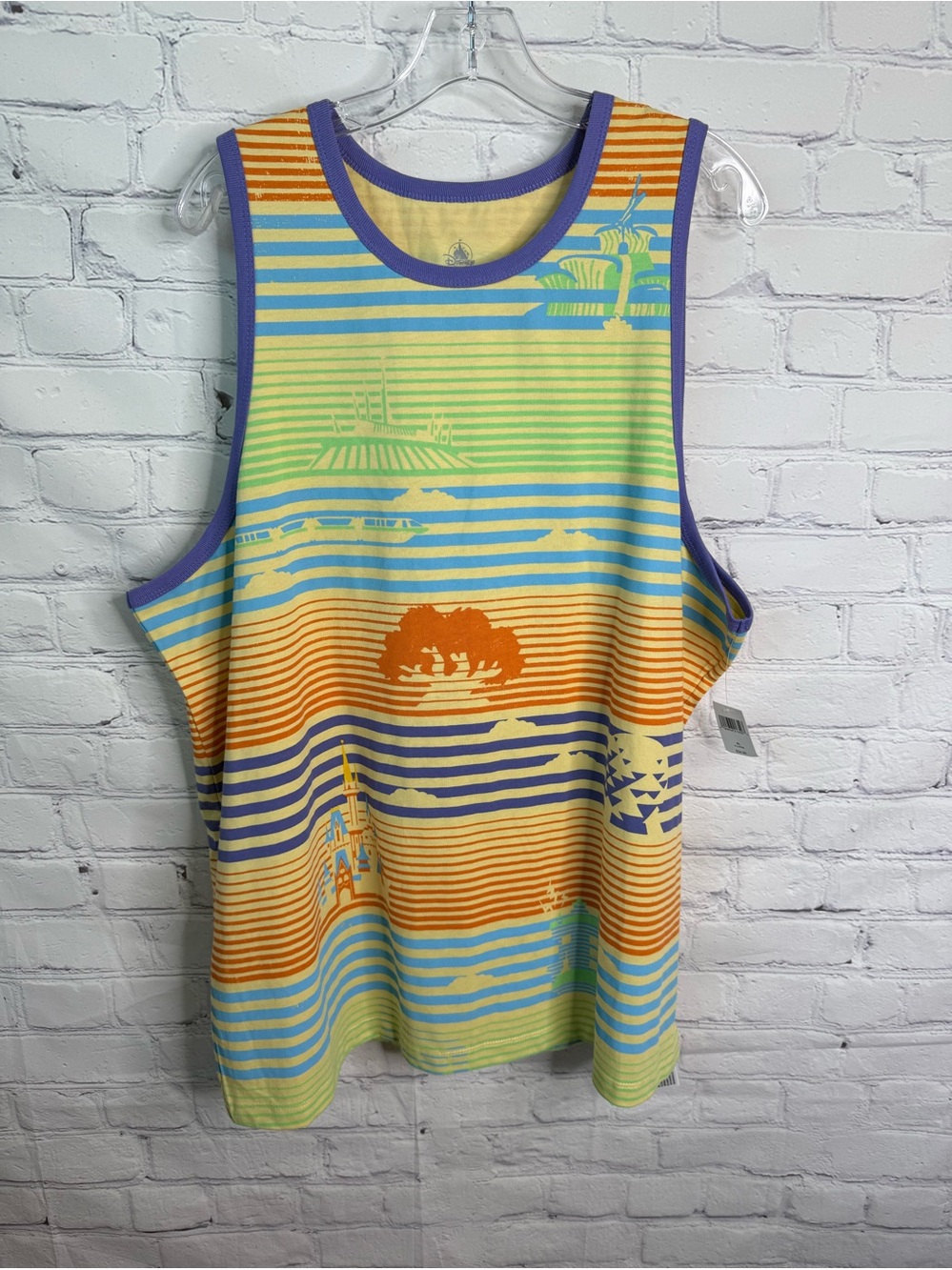 DISNEY Parks Graphic Four Parks Tank Top XL NWT